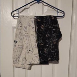 Carters Girls size 14 leggings- 2 pairs